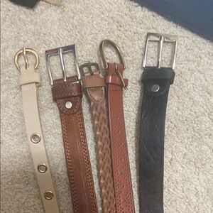 Belt hardware - silver and gold